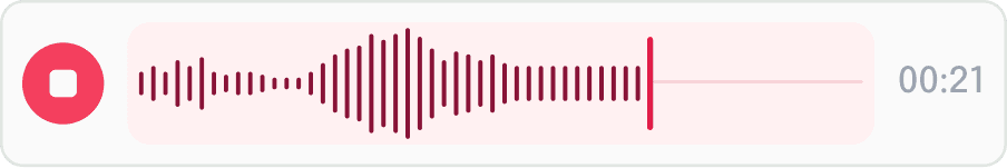 example of an active recording